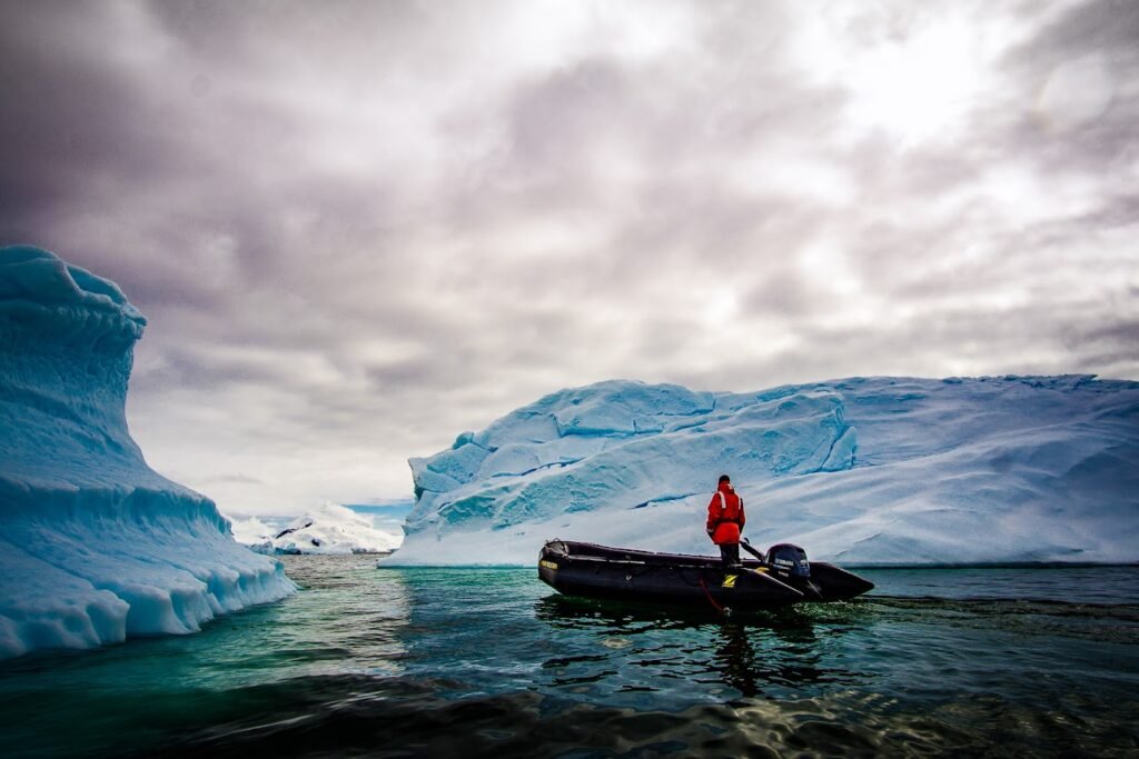 Kayak in Antarctica